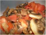 Mushroom, Tomato and Onion Saute