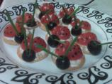 Ladybug Appetizers. Photo by Mommy2Summer&Gibson
