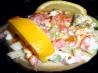 Light and Healthy Cottage Cheese and Vegetable Salad or Sandwich