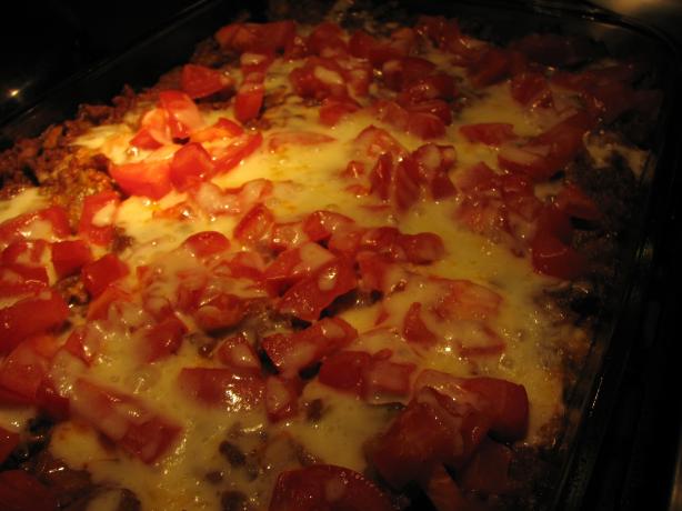 Taco Pasta Pie. Photo by Elmotoo