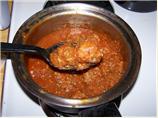 Super Spicy Garlic Meatballs. Photo by Chef Curt