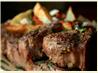 Lamb Chops and Potatoes With Olives, Tomatoes and Feta Cheese. Recipe by GaylaJ