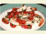 Garlic Shrimp With Basil & Tomatoes
