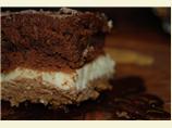 Black and White Layered Brownie Delight
