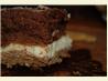 Black and White Layered Brownie Delight. Recipe by Quest4ZBest