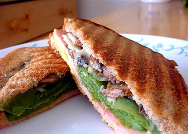 Turkey 2-Cheese Panini With Sauteed Vegetables. Photo by VickyJ