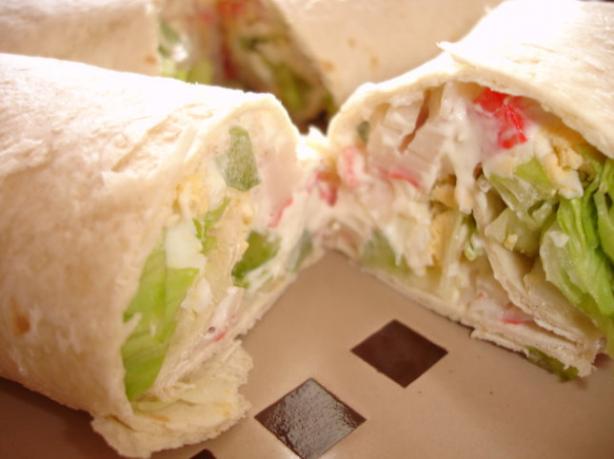 Crab Salad Tortilla Wraps * Subway Copycat. Photo by Sarah_Jayne