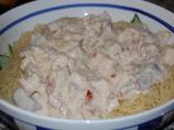 Chicken /W Sun-Dried Tomato & Artichoke Alfredo