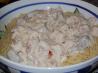 Chicken /W Sun-Dried Tomato & Artichoke Alfredo. Recipe by Teddy's Mommy