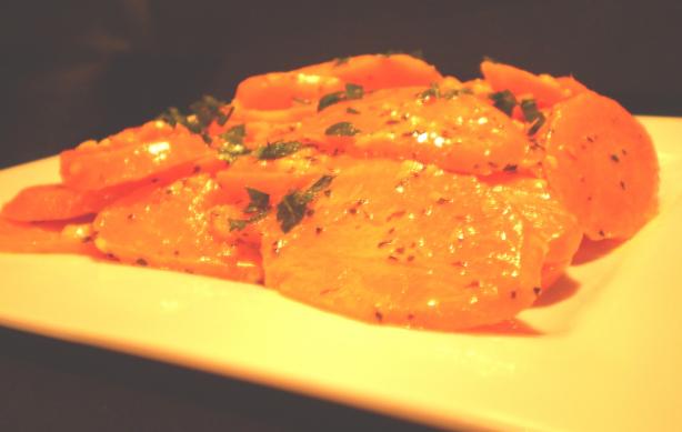 Auberge Creamed Carrots With Basil and Garlic. Photo by Tisme