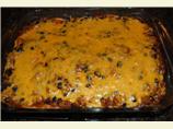 Mexican Ground Beef Tortilla Layer Casserole