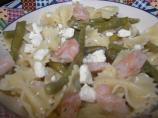 Shrimp, Green Bean and Feta Pasta Salad