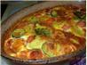Mixed Courgette and Cherry Tomato Clafouti With Cheese
