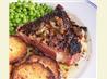 Pan-Broiled Steak With Whiskey Sauce. Recipe by Redneck Epicurean