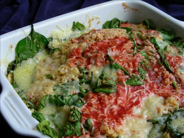 Couscous With Spinach and Pine Nuts. Photo by kiwidutch