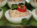 Firecracker Deviled Eggs