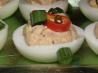 Firecracker Deviled Eggs. Recipe by Charlotte J