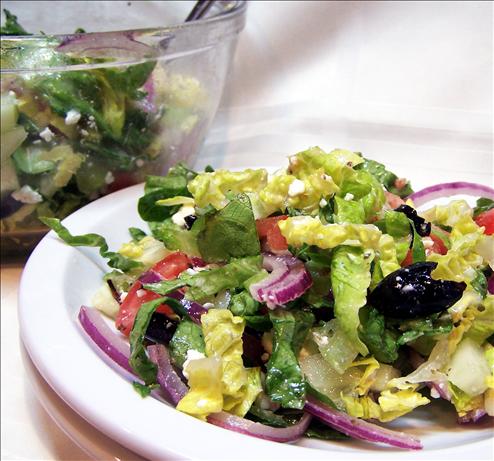 Greek Salad for 2. Photo by PaulaG
