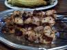 Garlicky Chicken or Pork Souvlaki