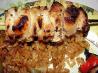 Garlicky Chicken or Pork Souvlaki
