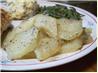 Baked Buttery Potato Slices. Recipe by ChefOnTheMoon