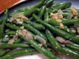 Haricots Verts With Browned Garlic