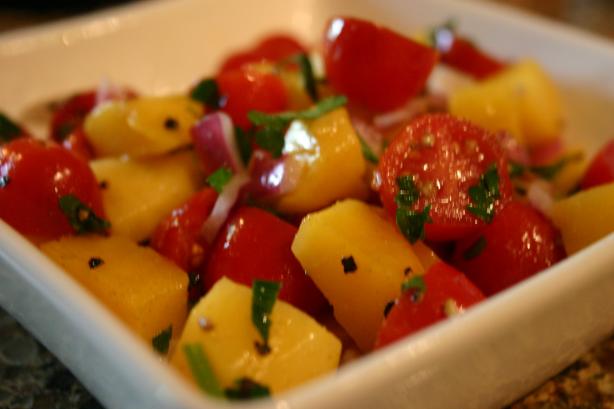Mango & Red Onion Salad. Photo by KPD