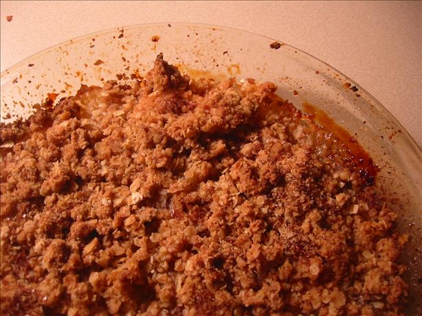 Pear Crisp. Photo by Chef Annie Bananie