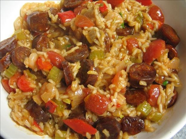 Shrimp and Sausage Jambalaya. Photo by Vino Girl