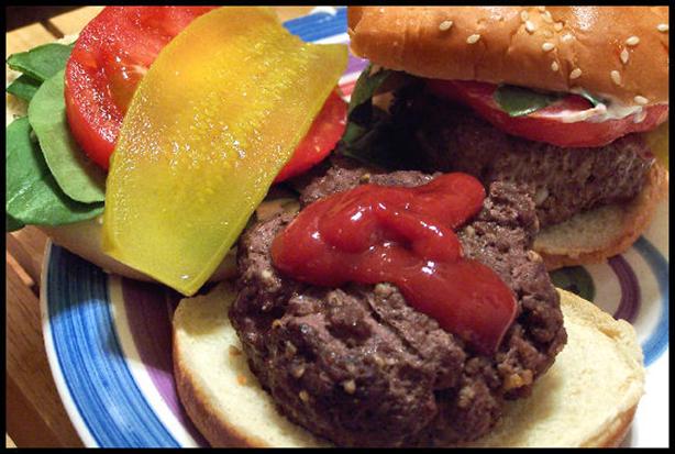 Andrew's Spicy BBQ Burgers. Photo by NcMysteryShopper