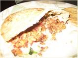 Bean and Rice Patties in Pita With Yogurt Tahini Dressing