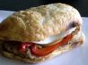 Balsamic Glazed Chicken and Bell Pepper Sandwiches. Recipe by HollyGolightly