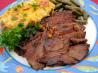 Soy Ginger Flank Steak With Garlic