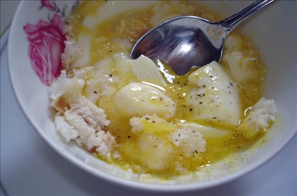 Irish Egg in a Cup for one. Photo by Chef Mommie