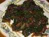 Beet Greens With Caramelized Onions