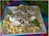 Chicken & Cream of Mushroom over Egg Noodles. Recipe by Redneck Epicurean