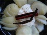 Honey-Poached Pears W/Brown Sugar Cream (#7)