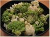 Cauliflower and Brussels Sprouts Salad W/Mustard-Caper Butter. Recipe by Chef Kate