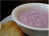 Purple Cauliflower Soup With Walnut Oil