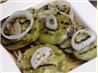 Grilled Green Tomatoes & Onions. Recipe by Dancer^
