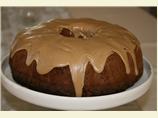 Pear Cake With Caramel Glaze