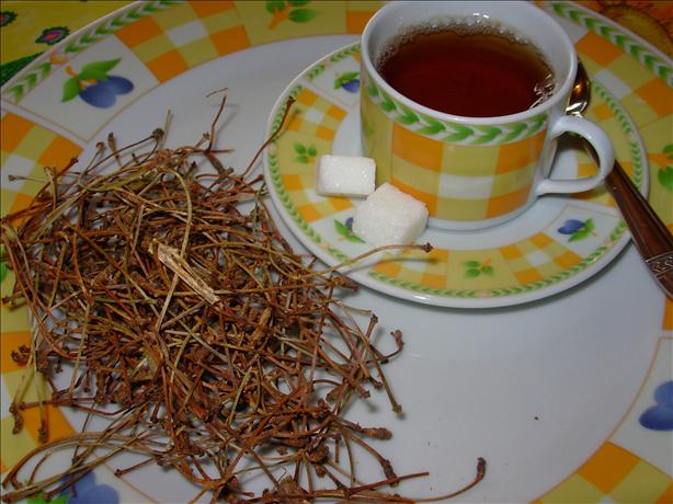 French Cherry Stalk/Stem Herbal Tea - Tisane - Infusion. Photo by French Tart