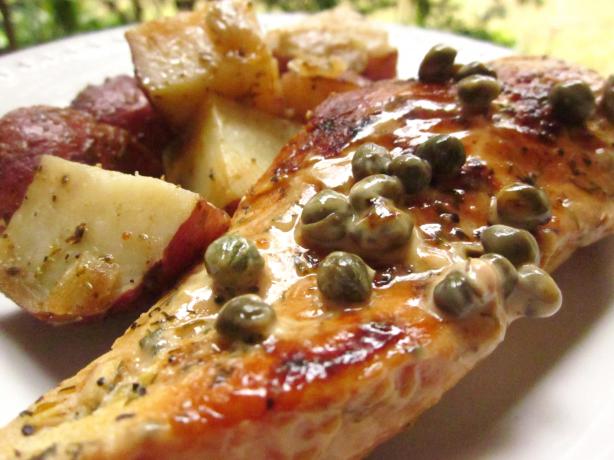 Chicken Breasts in Caper Cream Sauce. Photo by gailanng