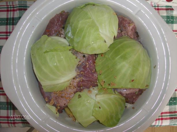 Crock Pot Corned Beef and Cabbage. Photo by scatter57