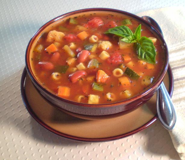 Katzen's Minestrone (Vegetarian). Photo by TasteTester