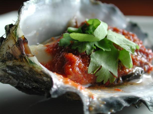 Red Curry Oysters. Photo by Chef floWer