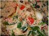 Sockeye Popeye Pasta With Roasted Vegetables. Recipe by Pot Scrubber