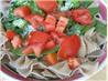 Milk Free Salmon Vegetable Fettuccine