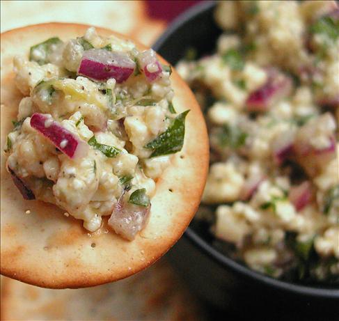 Blue Cheese Columbine Dip. Photo by GaylaJ