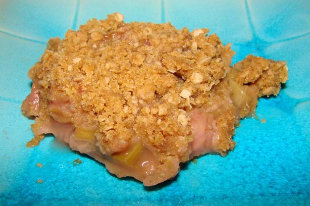 Rhubarb Crunch. Photo by Boomette